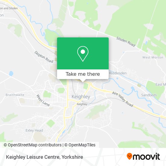 Keighley Leisure Centre map