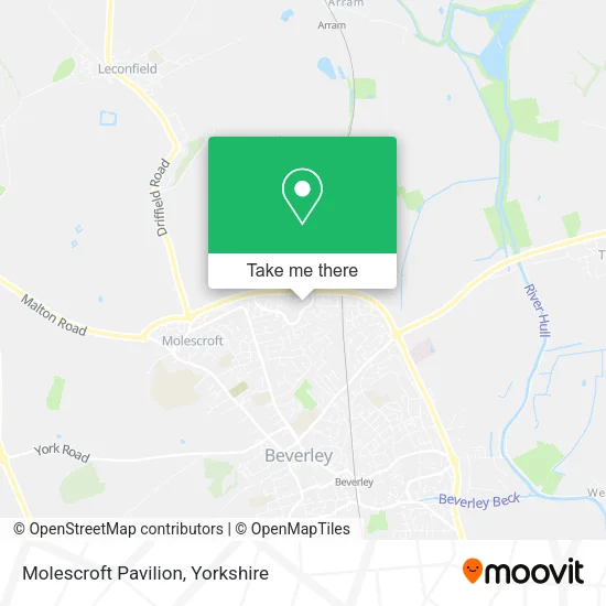 Molescroft Pavilion map