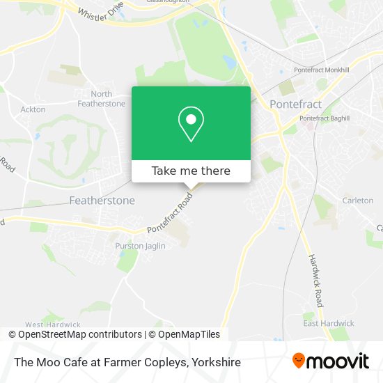 The Moo Cafe at Farmer Copleys map