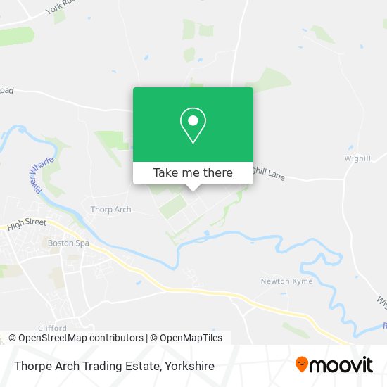 Thorpe Arch Trading Estate map