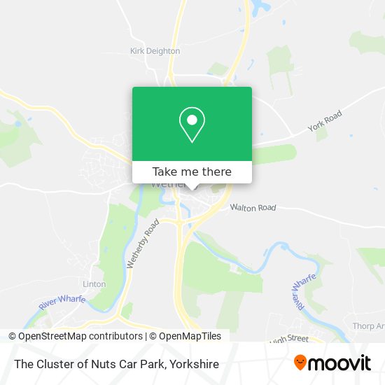 The Cluster of Nuts Car Park map