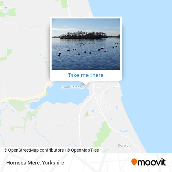 Hornsea Mere map