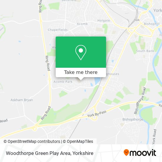 Woodthorpe Green Play Area map