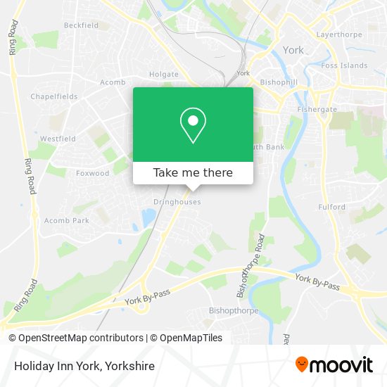 Holiday Inn York map