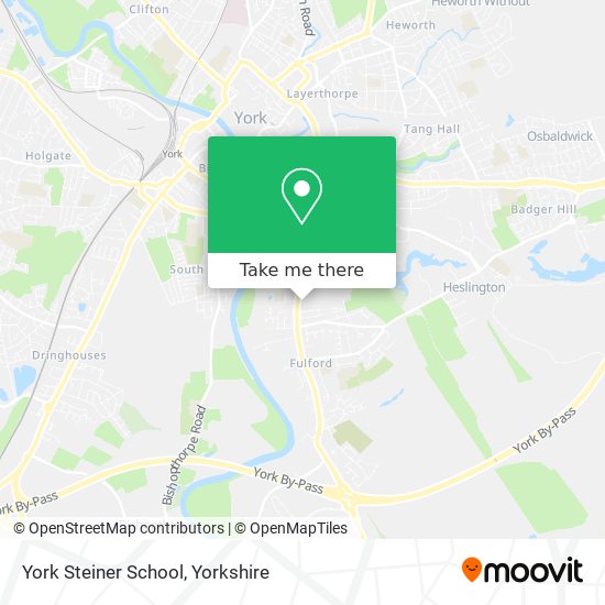 York Steiner School map