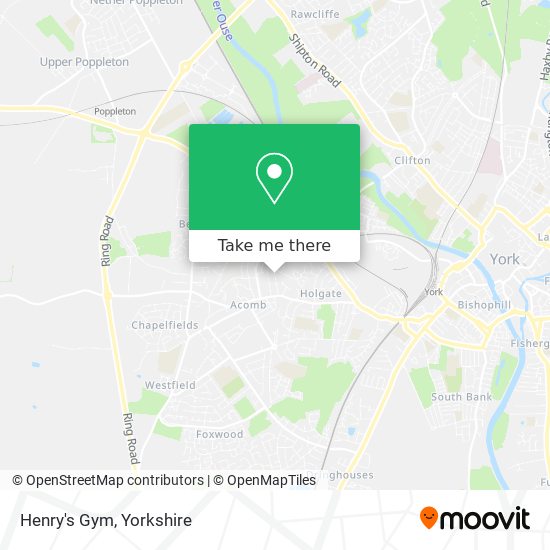 Henry's Gym map