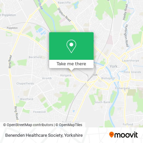 Benenden Healthcare Society map