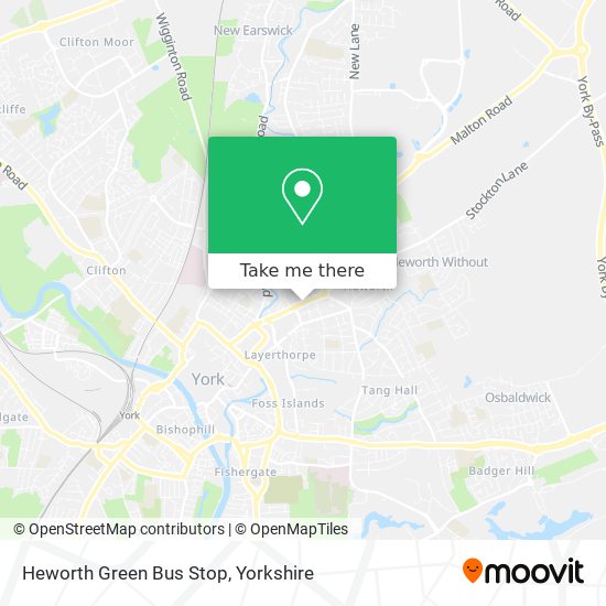 Heworth Green Bus Stop map