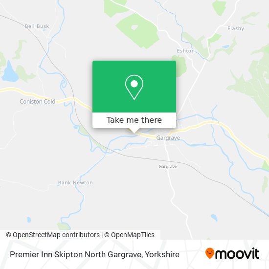 Premier Inn Skipton North Gargrave map