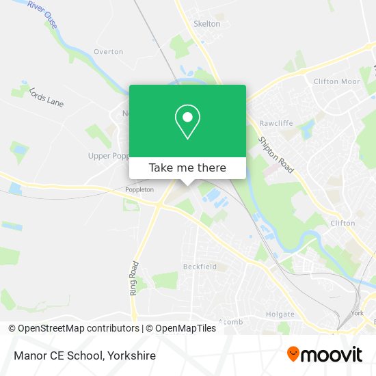 Manor CE School map