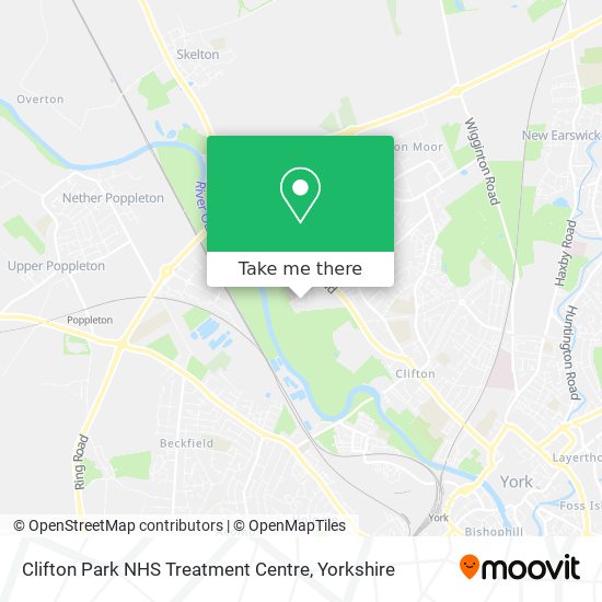 Clifton Park NHS Treatment Centre map