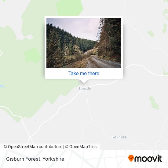 Gisburn Forest map