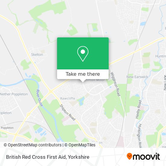 British Red Cross First Aid map