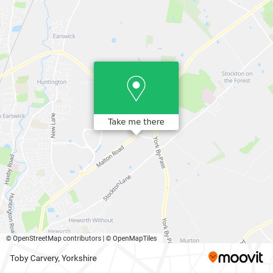 Toby Carvery map