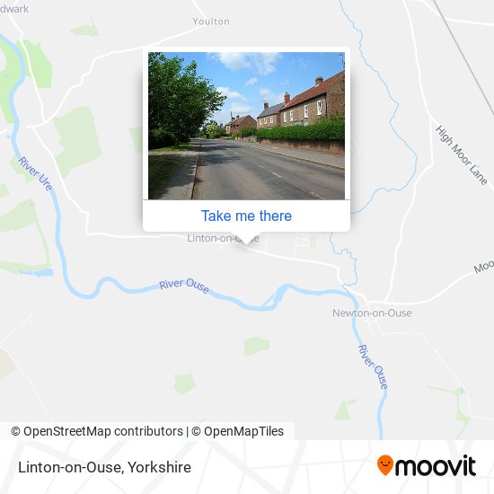 Linton-on-Ouse map