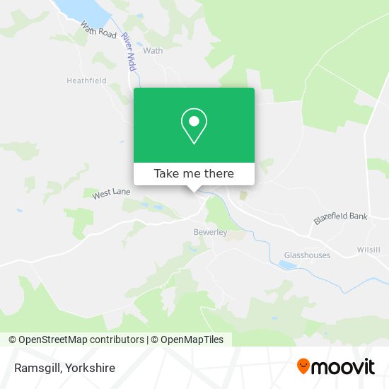 Ramsgill map