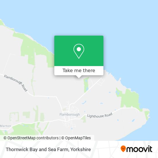 Thornwick Bay and Sea Farm map