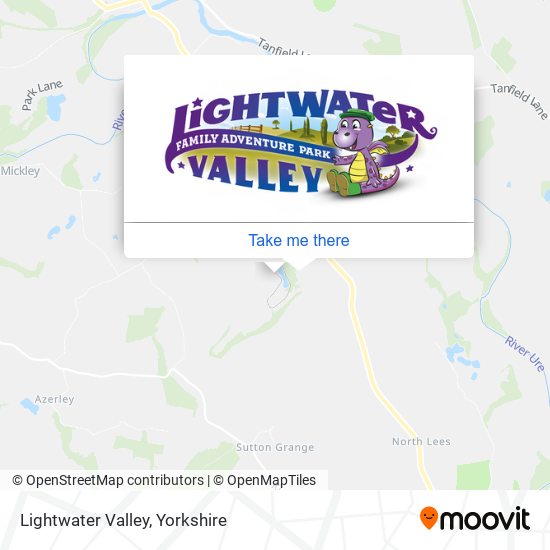 Lightwater Valley map