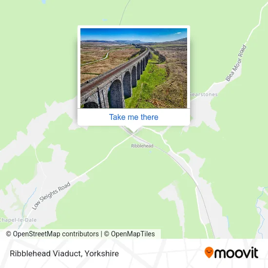 Ribblehead Viaduct map