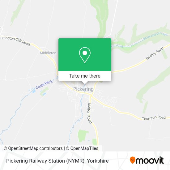 How to get to Pickering Railway Station (NYMR) by bus?