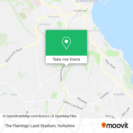 The Flamingo Land Stadium map