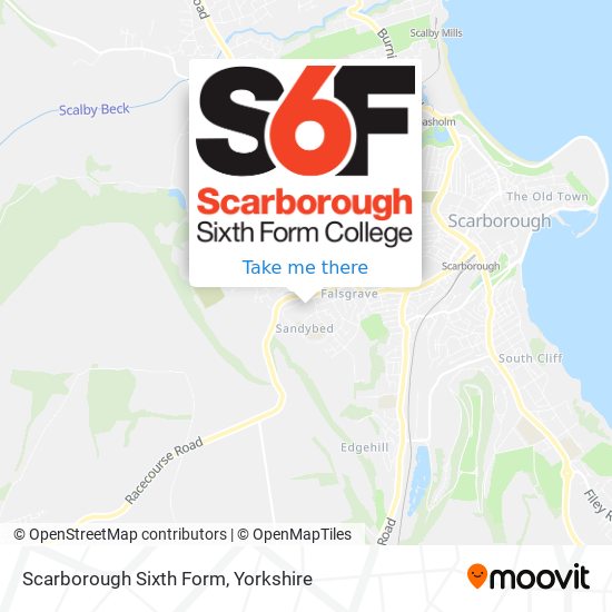 Scarborough Sixth Form map