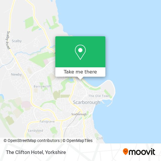The Clifton Hotel map