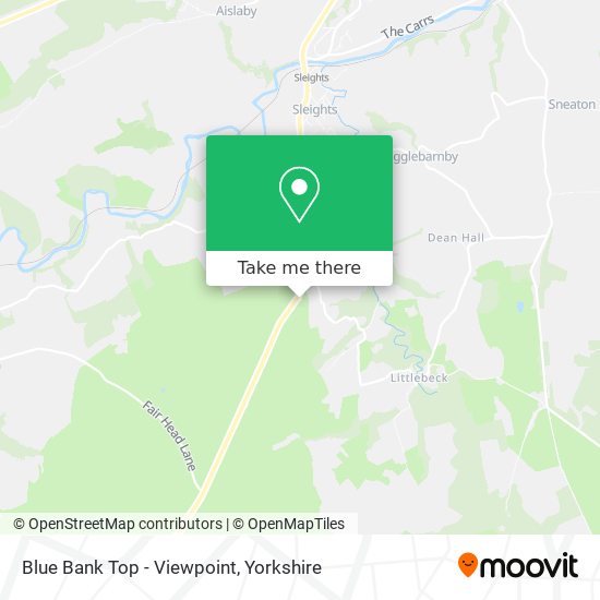 Blue Bank Top - Viewpoint map