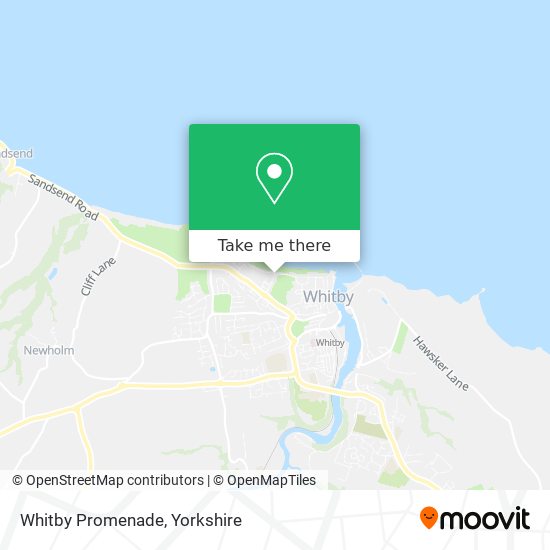 Whitby Promenade map