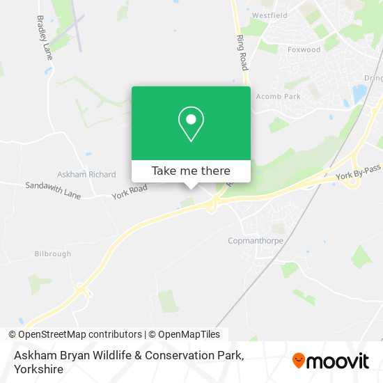 Askham Bryan Wildlife & Conservation Park map