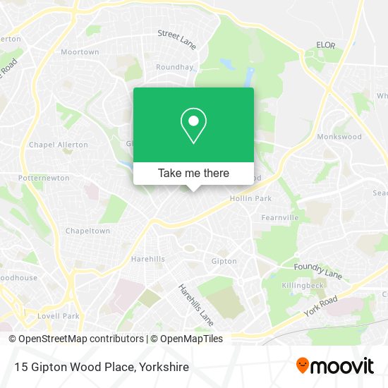 15 Gipton Wood Place map