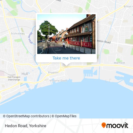 How to get to Hedon Road in Hull by Bus or Train