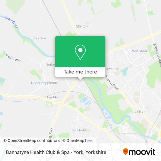 Bannatyne Health Club & Spa - York map