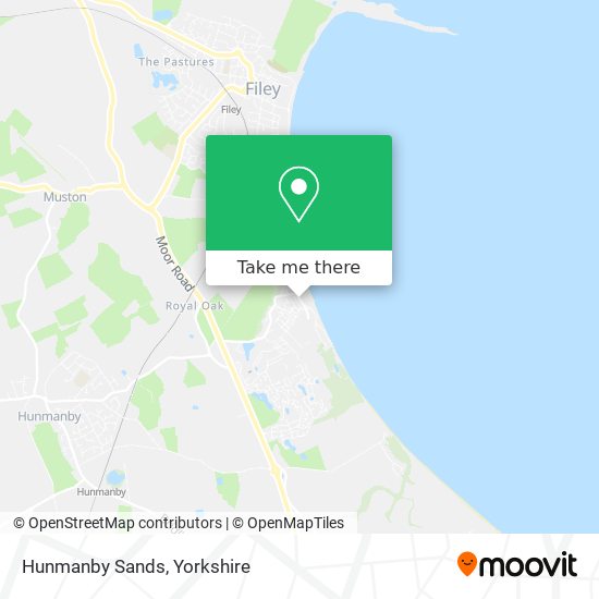Hunmanby Sands map