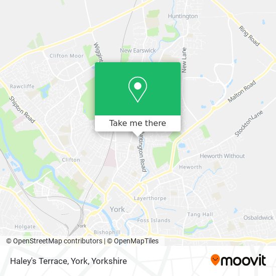 Haley's Terrace, York map