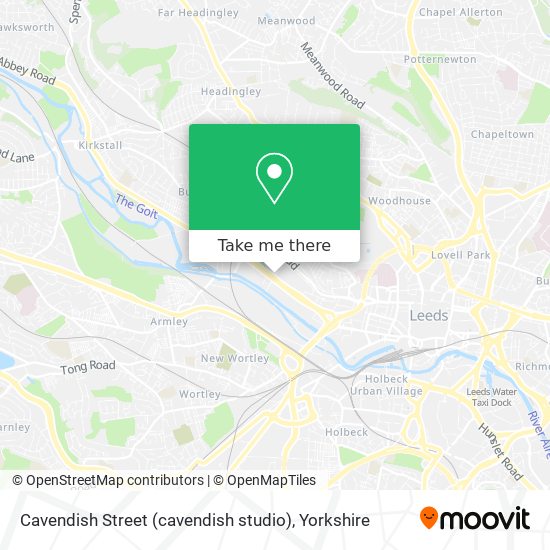 Cavendish Street (cavendish studio) map