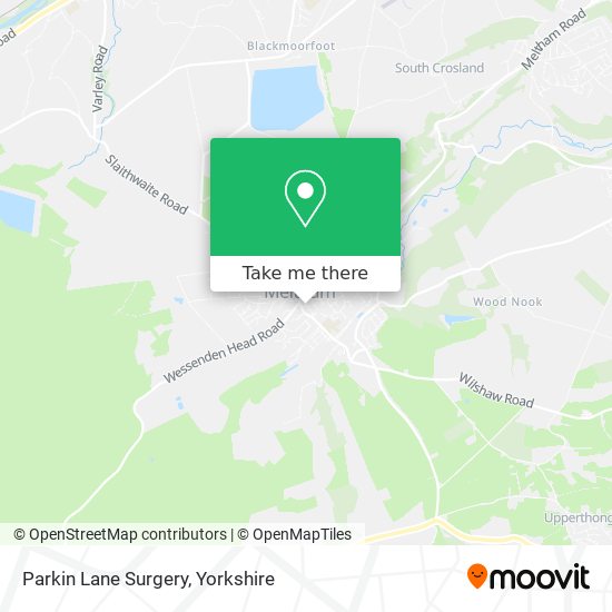 Parkin Lane Surgery map