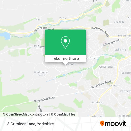 13 Crimicar Lane map