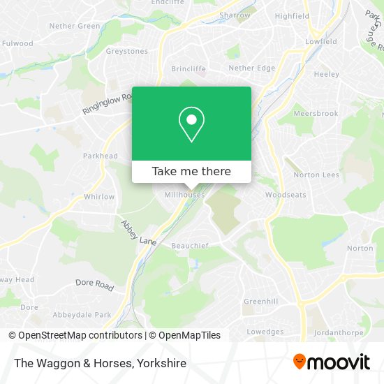 The Waggon & Horses map