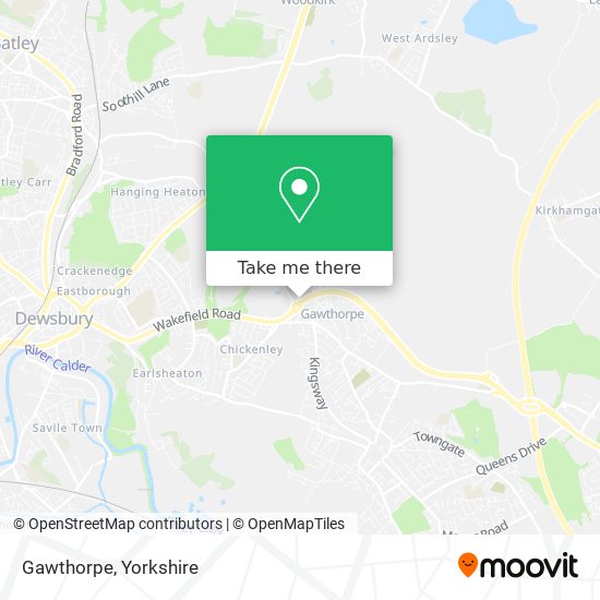 Gawthorpe map