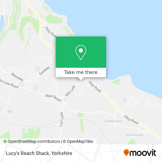 Lucy's Beach Shack map