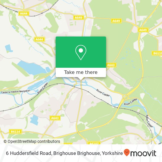 6 Huddersfield Road, Brighouse Brighouse map