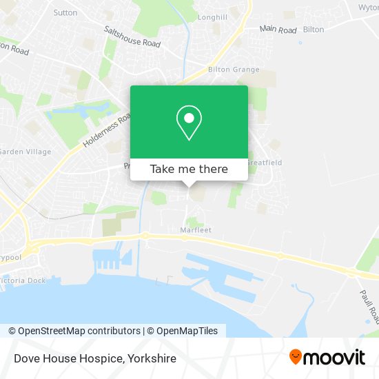 Dove House Hospice map