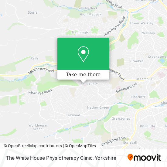 The White House Physiotherapy Clinic map