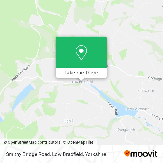 Smithy Bridge Road, Low Bradfield map