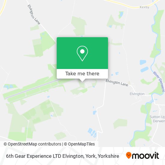 6th Gear Experience LTD Elvington, York map