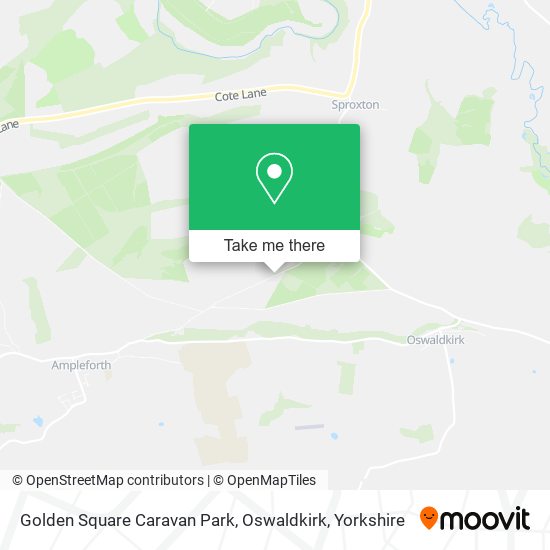 Golden Square Caravan Park, Oswaldkirk map