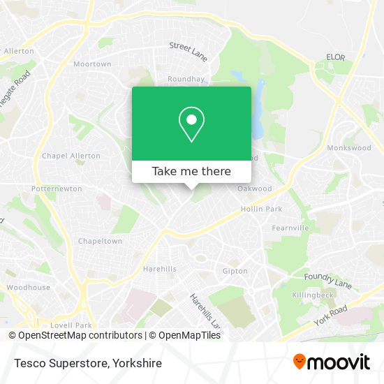 Tesco Superstore map