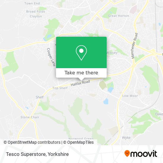 Tesco Superstore map