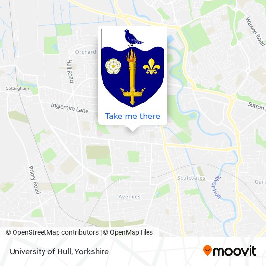 University of Hull map
